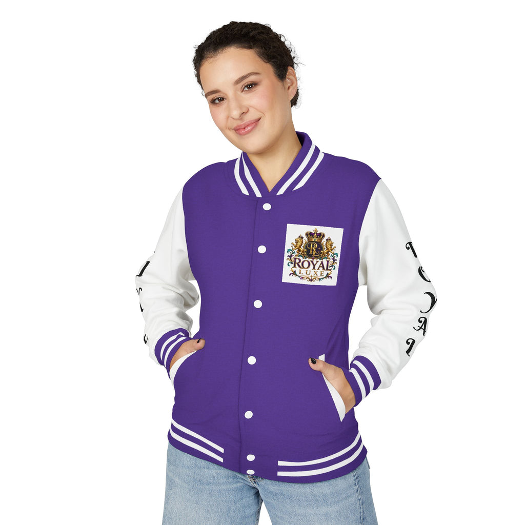 Royal Luxe Letterman Jacket