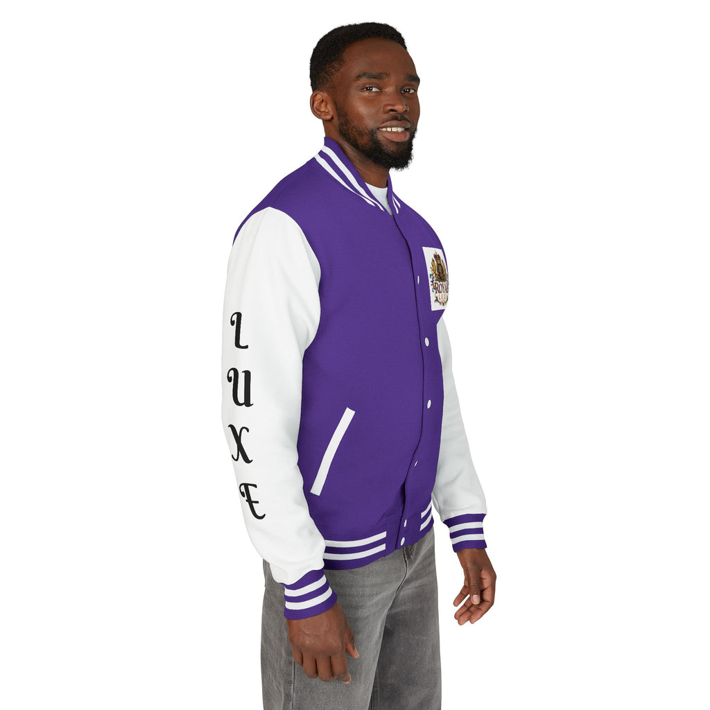 Royal Luxe Letterman Jacket