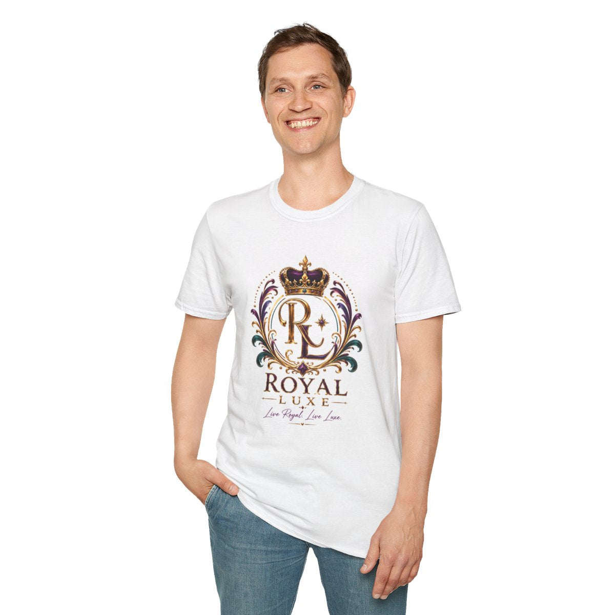 Royal Luxe "Live Royal Live Luxe" Unisex T-Shirt