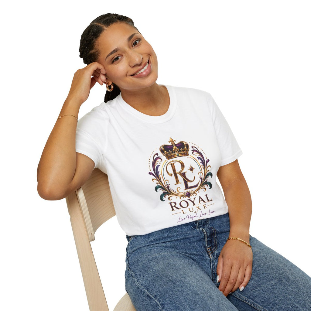 Royal Luxe "Live Royal Live Luxe" Unisex T-Shirt